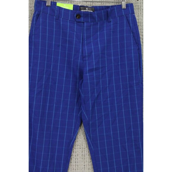 Houston White x Target Jogger Pants Mens Medium M Blue Plaid Casual NWT - Picture 2 of 9